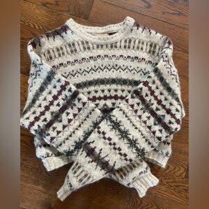 Vintage Wool Fisherman Sweater